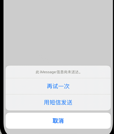 旅顺口apple维修iPhone上无法正常发送iMessage信息