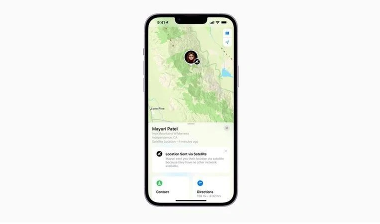 旅顺口苹果14维修分享iPhone14系列中 FindMy功能通过卫星分享位置方法教程 