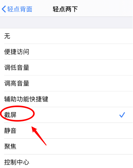 旅顺口苹果手机维修分享iPhone12如何启用双击截屏 